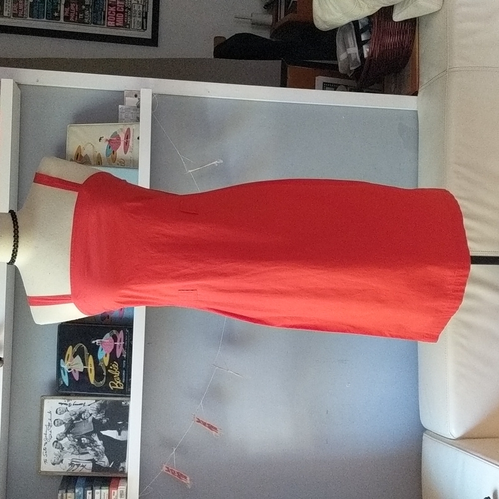 U Adolfo Dominguez Summer red dress 38